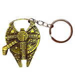 South Coast Jewellery Star Wars Millennium Falcon Metal Keyring Keychain Bottle Opener Bag Pencil Case Charm Pendent Gold