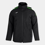 Joma 4XS Anorak Trivor Mixte, Noir/Vert Fluo