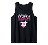 Christmas Gender Reveal Guess What Santa's Bringing Me Tank Top