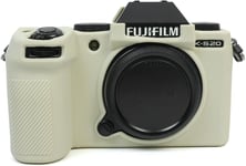 Fuji XS20 Coque de Protection en Silicone Souple pour Appareil Photo numérique Fujifilm Fuji XS20 X-S20 ¿ Anti-Rayures Fine Fuji XS20/X-S20 ¿ Blanc