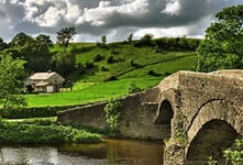 Papier Peint poster panoramique YORKSHIRE 4 x 2,70 m | Déco et photo murale XXL Qualité HD Scenolia