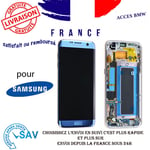 Originale Ecran LCD Complet Bleu Pour Samsung Galaxy S7 edge G935F Avec Châssis