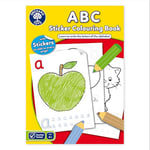 Orchard Toys ABC Kids Colouring Book - Sticker and Activity Books for Kids Age 4+ - Educational, Alphabet, and Letter Tracing Book for Children - Learn to Write Kids Activities - A4