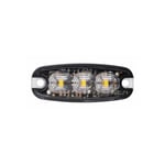 VP 3 LED Ultra-Thin Blitz Oransje, 12/24V