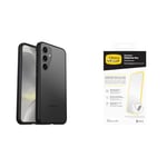 OtterBox Protective Sleek Case Samsung Galaxy S24 Black Crystal - clear/black - ProPack with Premium Glass Screen Protector