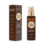 NL Beauty Beach Babe Huile de Bronzage Rapide 2-en-1 avec Huiles Végétales, Salicorne et Peptides - Accélérateur de Bronzage Incolore - 100ml