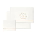 Interbaby Parure de lit bébé 100% Coton pour Voiture/couffin/Landau - Ensemble 3 pièces, Drap-Housse + Drap Plat + taie d'oreiller - Fabriqué en Espagne