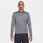 Nike Dri-FIT Pacer Half Zip Long Sleeve Tee Grå - Handla nu på Loparshop.se!