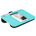 LAPGEAR Bureau Compact pour Ordinateur Portable jusqu'à 15" Aqua Sky - Style n° 43109