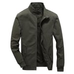 Veste Homme De Marque Lux Uni Slim Et 100%Coton En Légère En Col Standup Vêtements Masculin Xh110