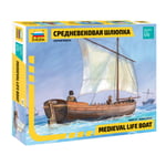 MEDIEVAL LIFE BOAT KIT 1:72 Zvezda Kit Navi Modellino