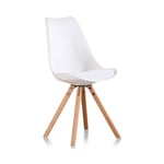 Designetsamaison - Chaise scandinave blanche - Helsinki