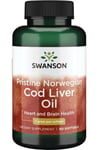 Swanson - Pristine Norwegian Cod Liver Oil, 1000mg - 60 softgels