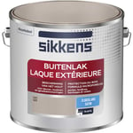 Sikkens - Peinture Laque Extérieure Bois et Fer - Finition tendue, sous-couche intégrée, facile à appliquer - Satin Taupe 2,5 l