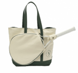 ESS TENNIS One Racket Canvas Tote Bag