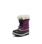 Sorel Yoot PAC Nylon Waterproof Unisex Kid's Winter Boots, Purple (Wild Iris x Dark Plum), 11.5 Child UK