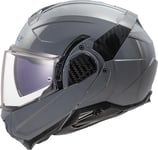 LS2, Casque Moto Modulable ADVANT II Solid Nardo Grey, XS