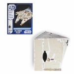 Konstruktionsspil Star Wars Millennium Falcon 223 piezas 43 x 31,4 x 22,4 cm Grå Multifarvet