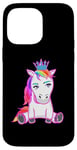 Coque pour iPhone 14 Pro Max Fabelwesen Figurine de conte de fées princesse licorne fille enfant