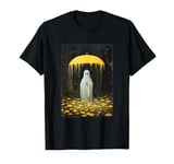 Halloween Spooky Ghost In The Forest Umbrella Flower Gothic T-Shirt