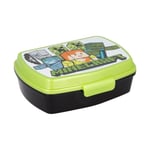 My sweety pop - Boîte à goûter - Lunch box - Pour enfant - Crèche - Maternelle - Ecole - Vacances - Repas - 17 cm - Idée Cadeau - Minecraft - Vert/Noir - pour garcon