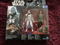 Star Wars  Snow Trooper officer  and  Poe Dameron  figure set