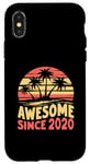 iPhone X/XS Awesome Since 2020 Birthday Vintage Sunset Case