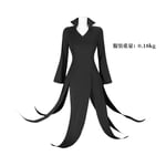 Anime One Punch Man Terrible Tornado Cosplay Kostym Senritsu No Tatsumaki Peruk Sexig Svart Klänning Halloween Uniform för Barn Vuxen XXL Costume