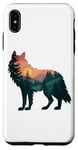 Coque pour iPhone XS Max Loup Randonnée Chasse Plein Air Camping Forêt Homme Femme Loup