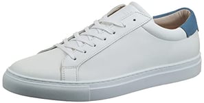 JACK & JONES Homme Jfwcorey Leather Noos Basket, Blanc, 40 EU