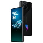 Asus ROG Phone 8, Qualcomm Snapdragon 8 Gen 3, SM8650, 6.78" FHD+ (2400x1080) 165Hz, 12GB RAM, 256GB Storage, Android 14, 50MP Gimbal Camera, 5500mAh, Dual Sim, Black, UK