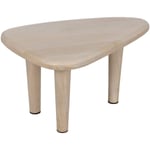 Bigbuy - Table Basse Blanc Bois de manguier 67 x 50 x 38 cm