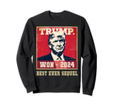 Funny TRUMP Vance WON BEST EVER SEQUEL The Return Comeback Sweatshirt