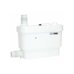 Sanibroyeur Sanivite pompe d'eaux usées pour cuisine douche baignoire et lavebo relevage 5m ou 50m horizontale blanc