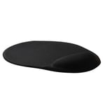 DYNAMIX Ergonomic Mouse Pad with Supporting Gel Palm Rest. Dimension 250x210x23mm. Ultra Smooth Surface with Contoured Edges to Provide Additional Comfort. Non-Skid Base. Black Colour