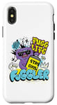 Coque pour iPhone X/XS Fuggler Squidge Fugg Life Graffiti Bombe aérosol