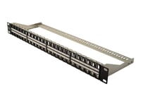 Digitus Professional Dn-91424 - Patch-Panel - Cat 6A - Stp - Svart, Ral 9005 - 1U - 19" - 48 Portar