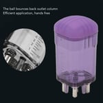 (Transparent Purple)8ml Scalp Applicator Transparent Empty Roller Bottle XTT