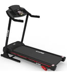 Care Fitness - Tapis de Course Connecté CT-5588-2 - Tapis de Marche Électrique Inclinable et Pliable - Jusqu'à 16km/h - 3 Niveaux d'Inclinaison - 12 Programmes - Kinomap