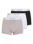 Calvin Klein Trunks, Pack of 3, Black/White/Ash