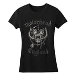 Motorhead Womens/Ladies England T-Shirt - XXL