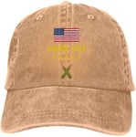 Eoinch United States Army Veterans Sandwich Cap Denim Hats Baseball Cap