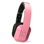 Microlab T1 Bluetooth Headset 4.0 with Phone Function Fordable - Pink