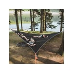 Grand Hamac Aérien Triangulaire pour Arbre de Camping Hamac Portable Multi-Personnes Conception pour 3 Personnes pour Voyage Arrière-Cour Extérieur