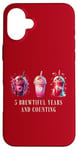 Coque pour iPhone 16 Plus 5 ans de travail anniversaire de travail Frappe drôle 5ème année