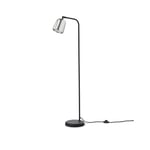 New Works - Material Floor Lamp, Stainless Steel - Leselamper - Noergaard & Kechayas - Sølv