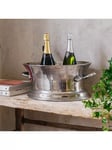 One.World Smithfield Aluminium Bucket Wine Cooler, 2 Bottle