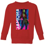 Guardians of the Galaxy Gamora Kids' Sweatshirt - Red - 7-8 Years