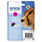 GENUINE EPSON T0713 Magenta (red) Cartridge Original Cheetah airtight ink TO713