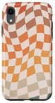 Coque pour iPhone XR Carreaux à carreaux rétro couleur vintage damier